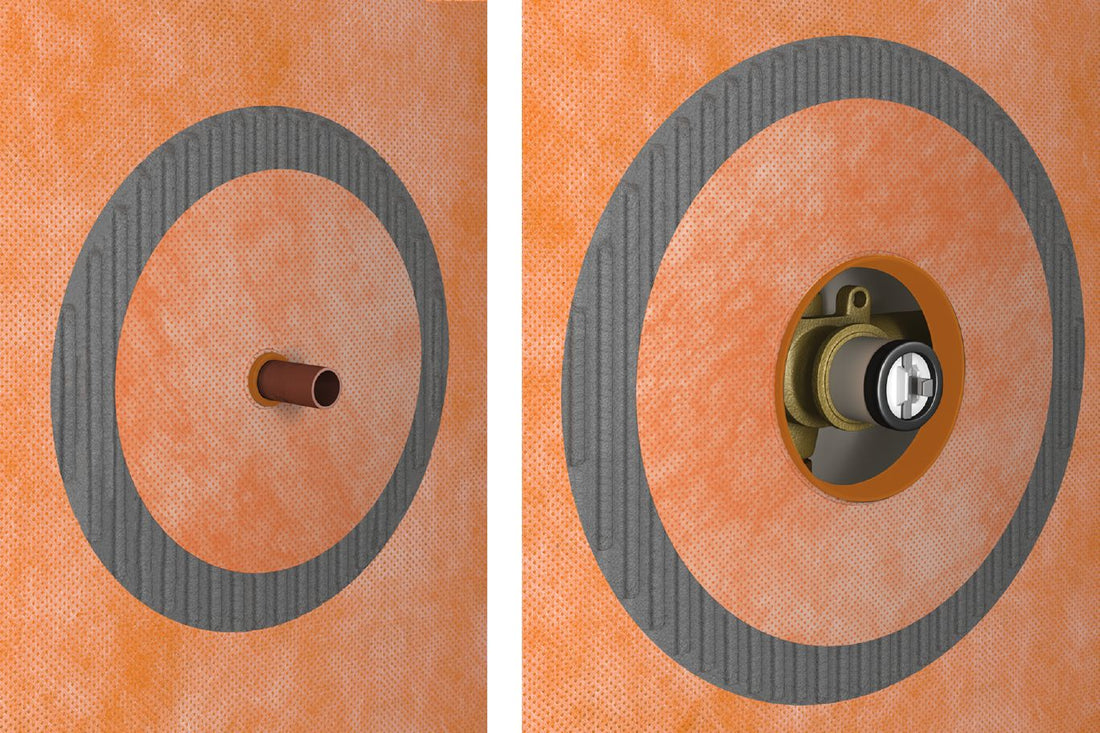 Schluter KERDI-SEAL-MV Manchon pour valve avec anneau de caoutchouc 4-1/2"