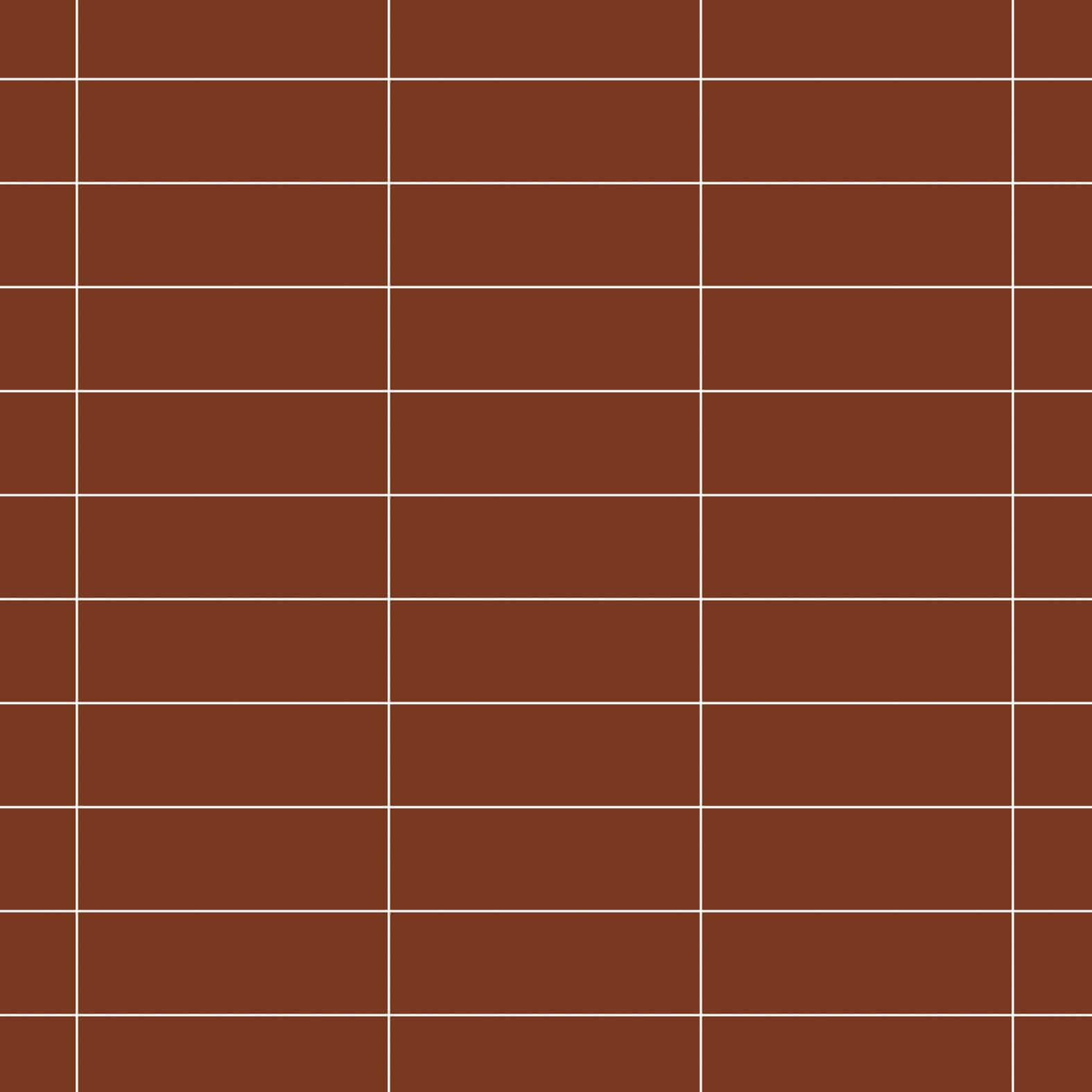 Carreaux de céramique Collection P21 4 po x 12 po Barro brun terreux rectangulaire