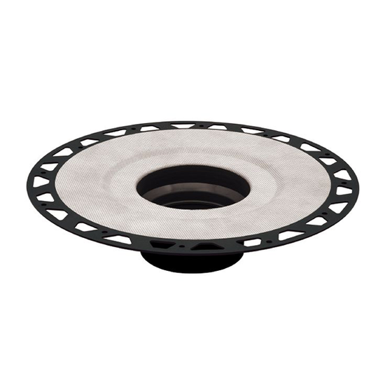 Schluter KERDI-DRAIN Bride avec sortie verticale de 2" plastique ABS