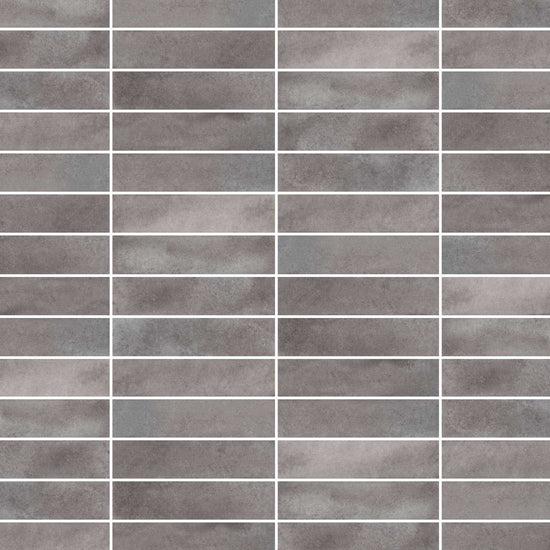 <span class="visually-hidden">Carreaux de céramique Collection Ossido 3 po x 12 po Grigio lustré</span>