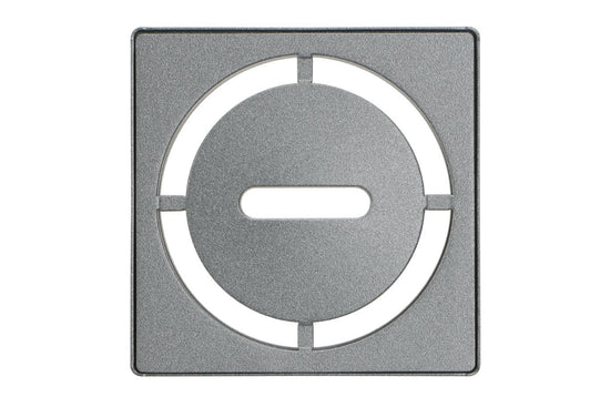 Schluter KERDI-DRAIN Ensemble de grille carrée Pure acier inoxydable (V2) étain 4"
