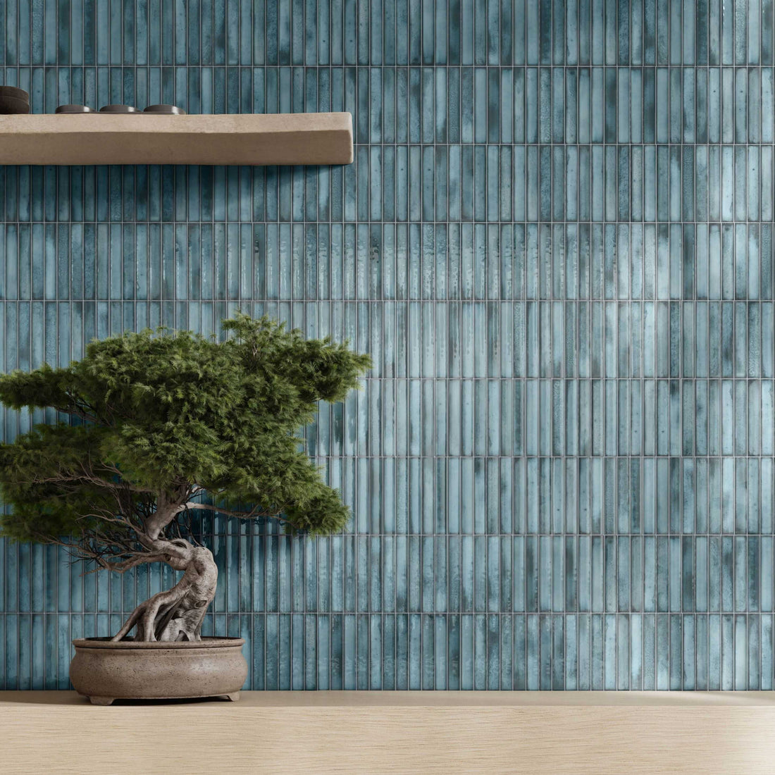 Carreaux de céramique | Collection Kanji - 4,5 po x 9 po