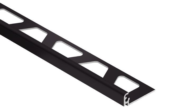 Schluter JOLLY Moulure de bordure de mur Aluminium Brun Noir 5/16" (8 mm) x 8' 2-1/2"