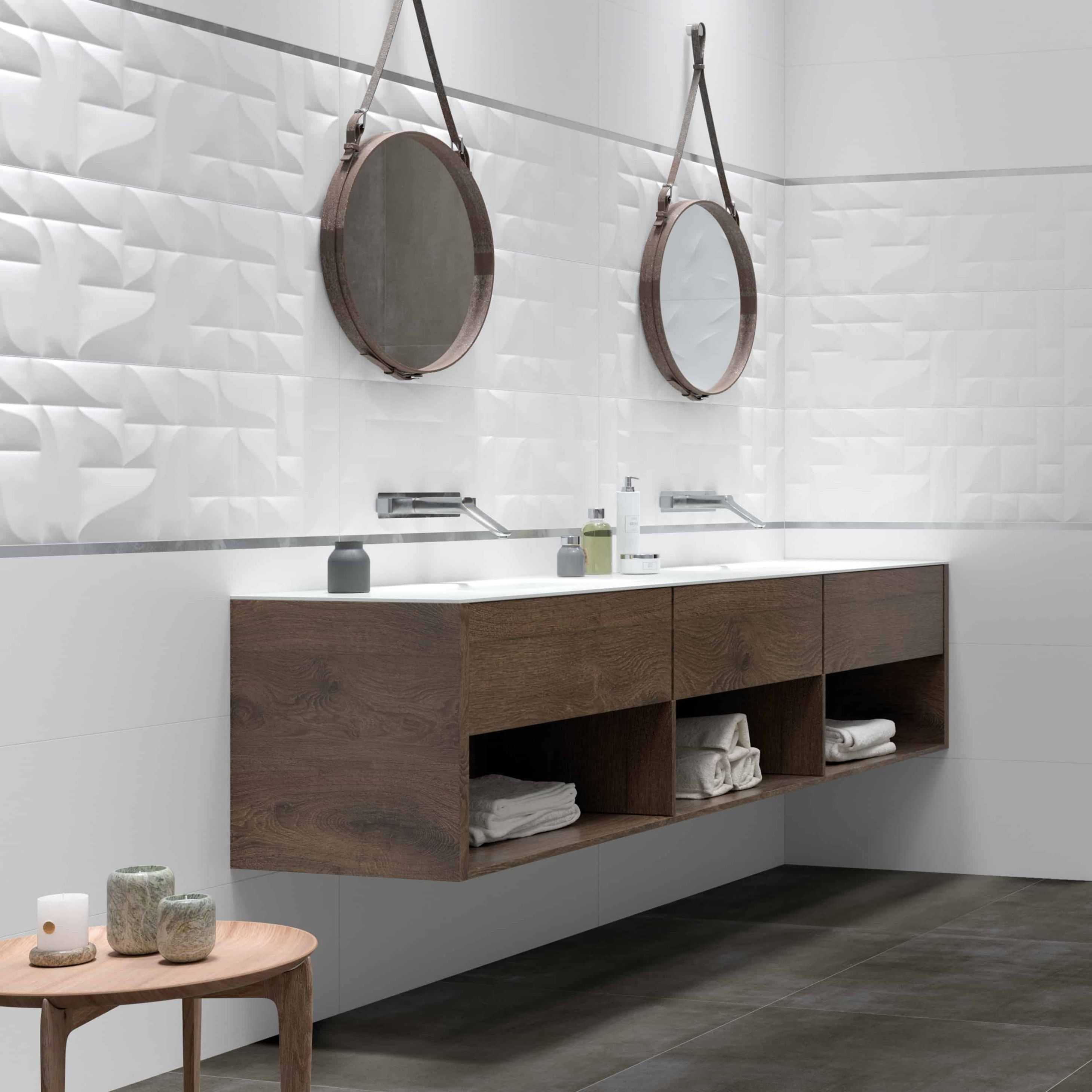 Carreaux de céramique | Collection Superwhite - 12 po x 36 po