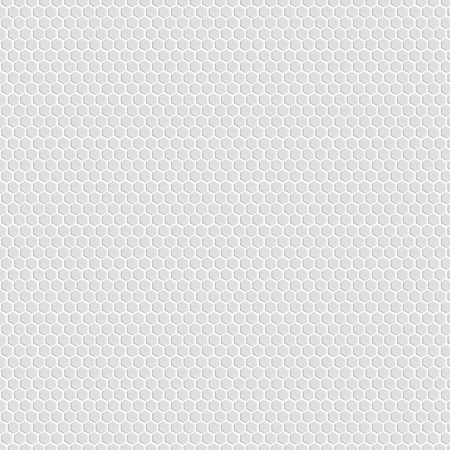 Carreaux de céramique Collection Nektar 1 po x 1 po blanc lustré