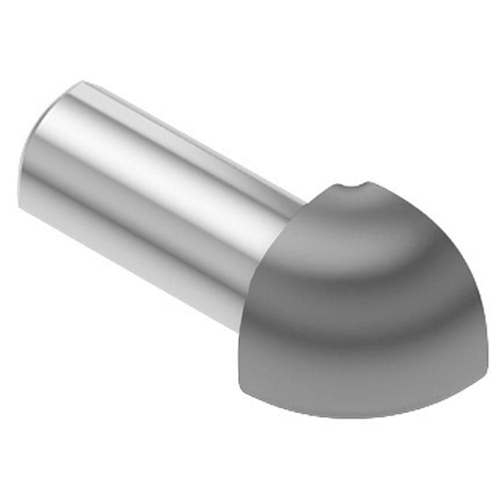 Schluter RONDEC Coin extérieur 90° - aluminium anodisé gris 3/8" (10 mm)