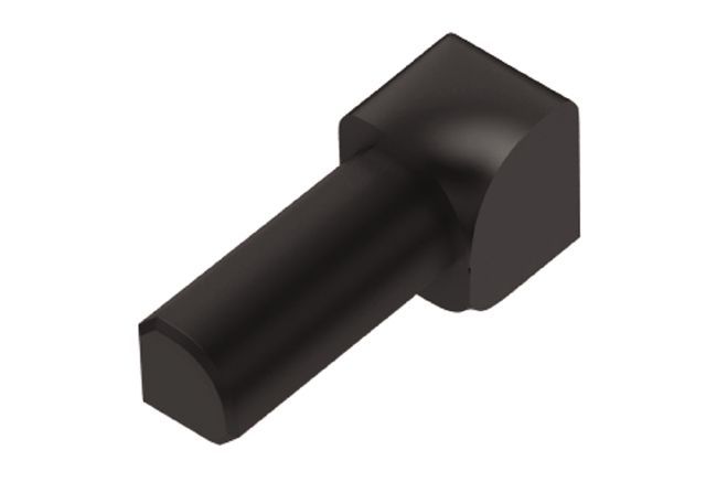 Schluter RONDEC Coin intérieur 90° PVC noir - 7/16" (11 mm)