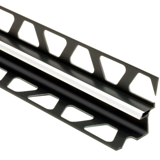 Schluter DILEX-EKE Profilé de joint de mouvement pour angles muraux - plastique PVC blanc éclatant 7/16" x 3/8" x 8' 2-1/2"