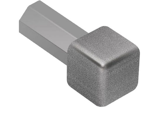 Schluter QUADEC Coin intérieur/extérieur 90° - aluminium étain 5/16" (8 mm)