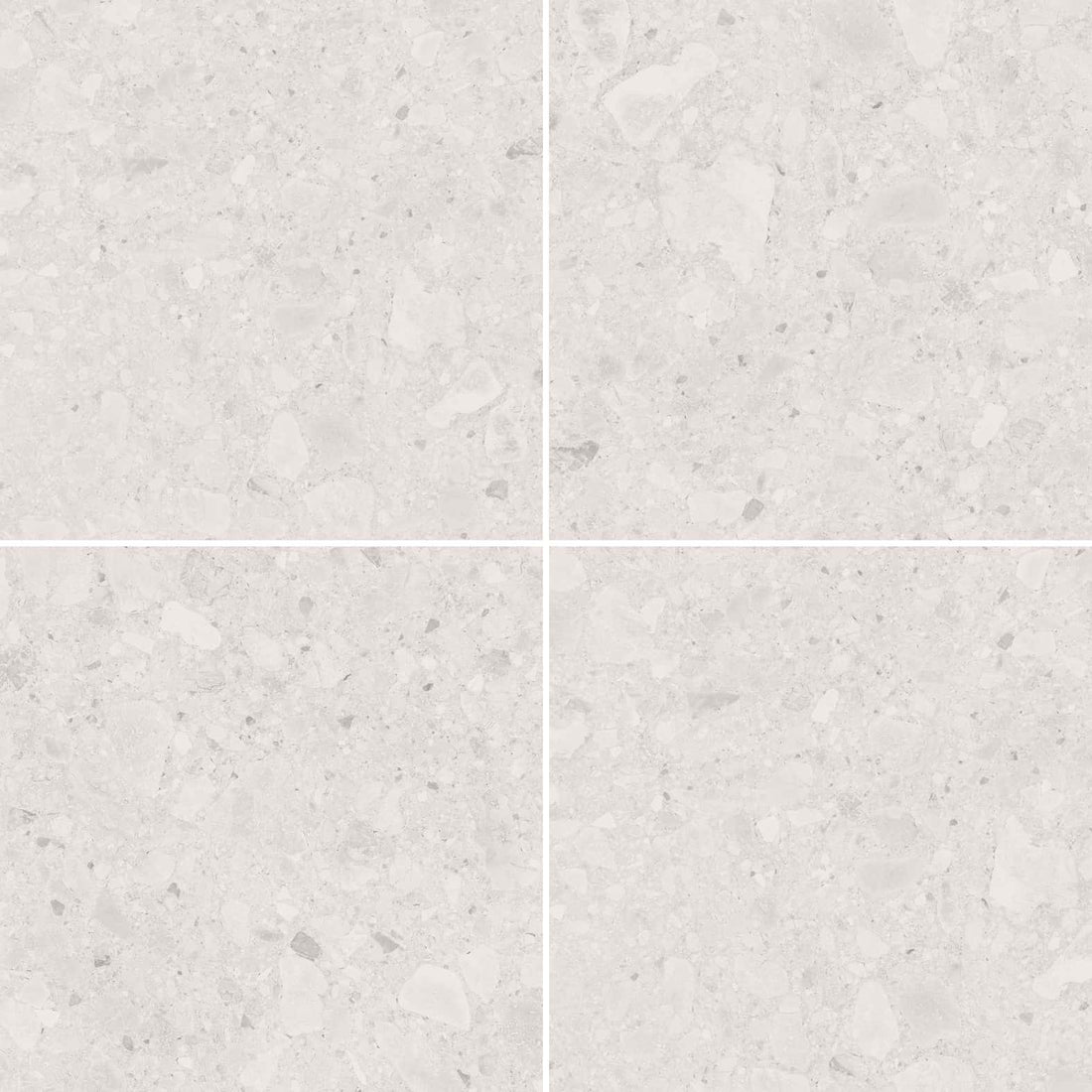 Carreaux de céramique Collection Flodsten 24 po x 24 po blanc mat