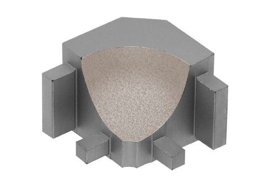 Schluter DILEX-AHK Coin intérieur 90° avec un radius de 3/8" (10 mm) - aluminium crème