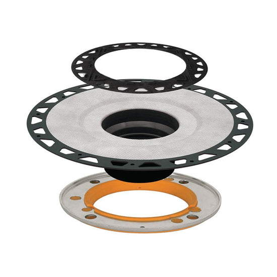 Schluter KERDI-DRAIN Ensemble d'adapteur de bride - plastique ABS 7-1/2"