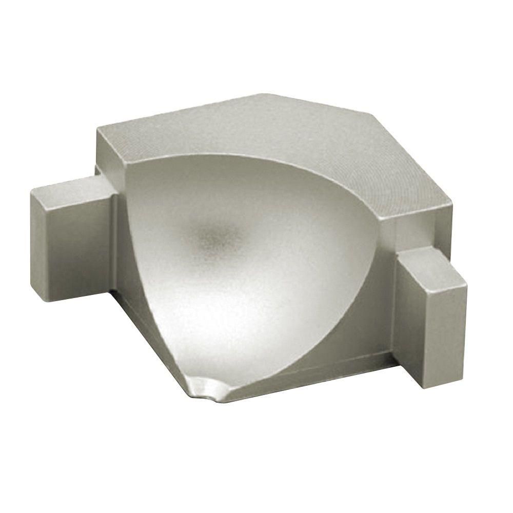 Schluter DILEX-AHKA Coin intérieur 90° avec un radius de 3/8" (10 mm) - aluminium anodisé nickel mat