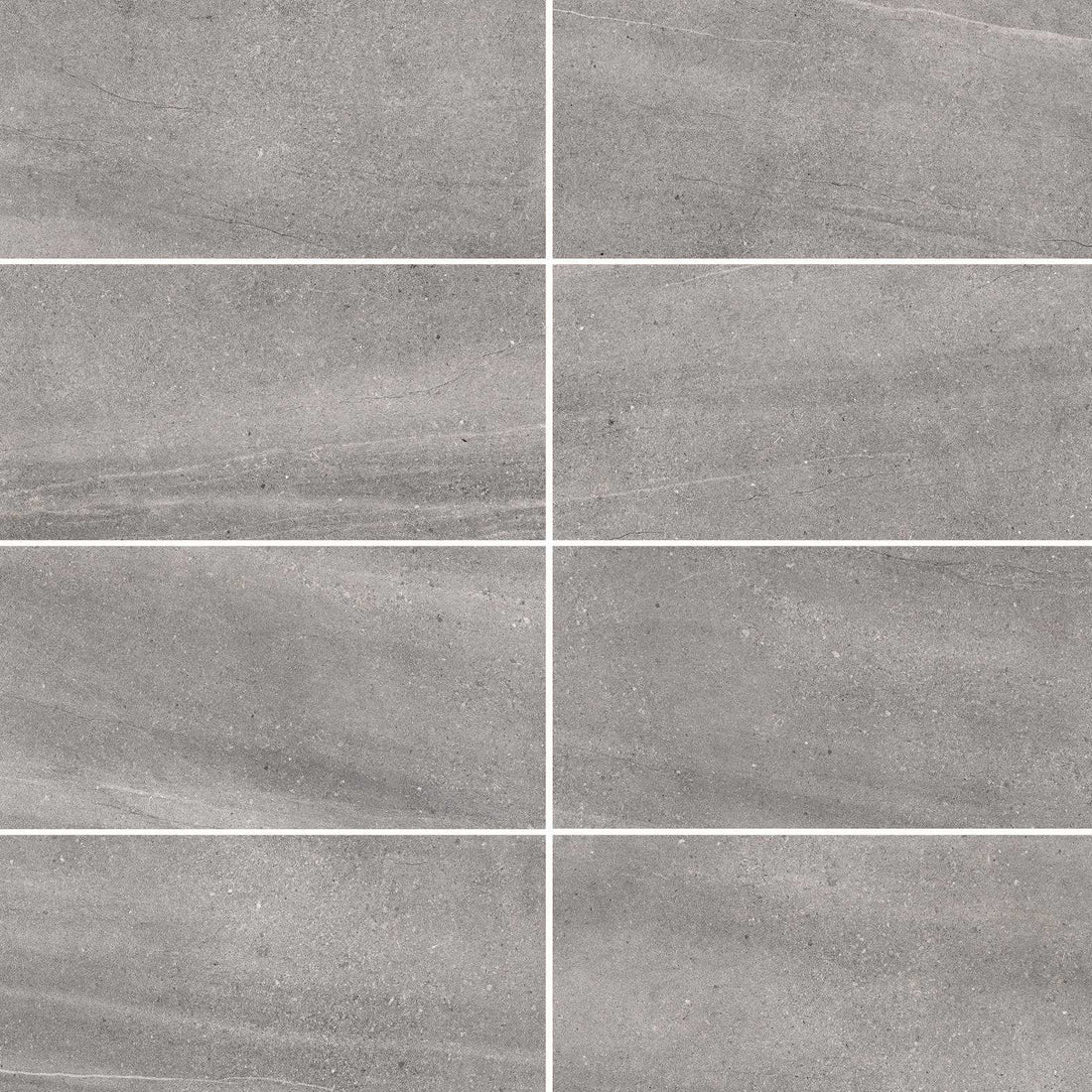 Carreaux de céramique Collection Caliza 12 x 24 po, teinte Fossile, fini mat