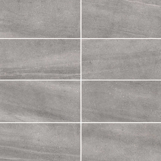 Carreaux de céramique Collection Caliza 12 x 24 po, teinte Fossile, fini mat