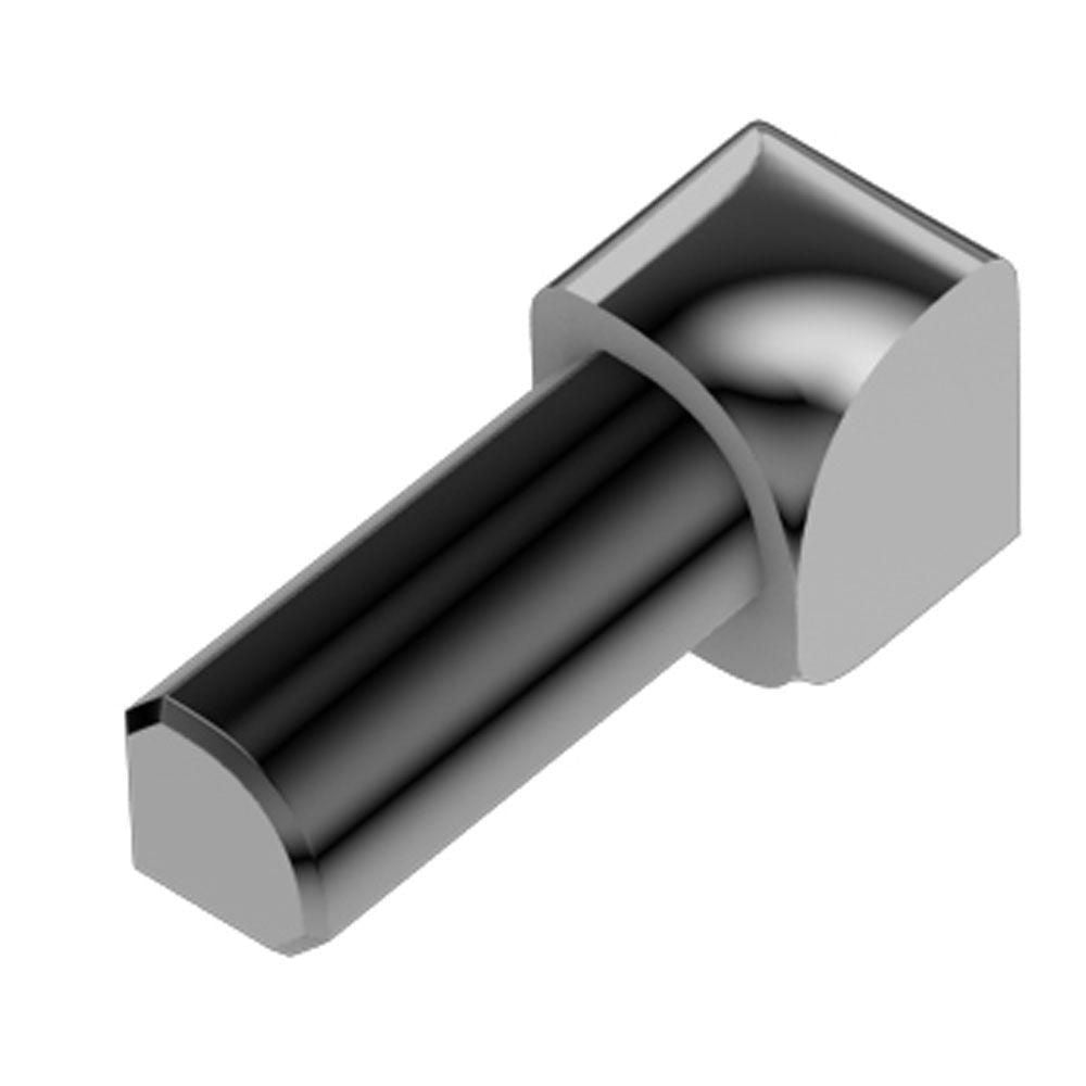 Schluter RONDEC Coin intérieur 90° - aluminium anodisé chrome poli 5/16" (8 mm)