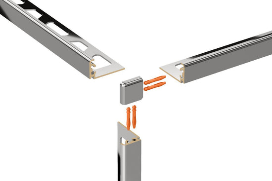 Schluter JOLLY Raccord profilé-à-profilé (paquet de 4)