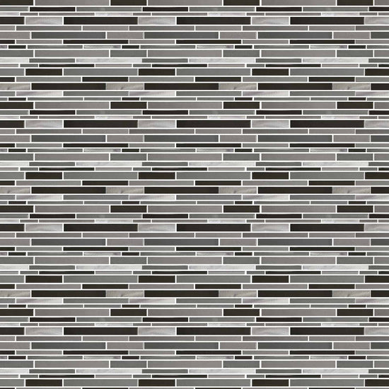 Carreaux de céramique Collection Brio mosaïque 12 po x 12 po charbon