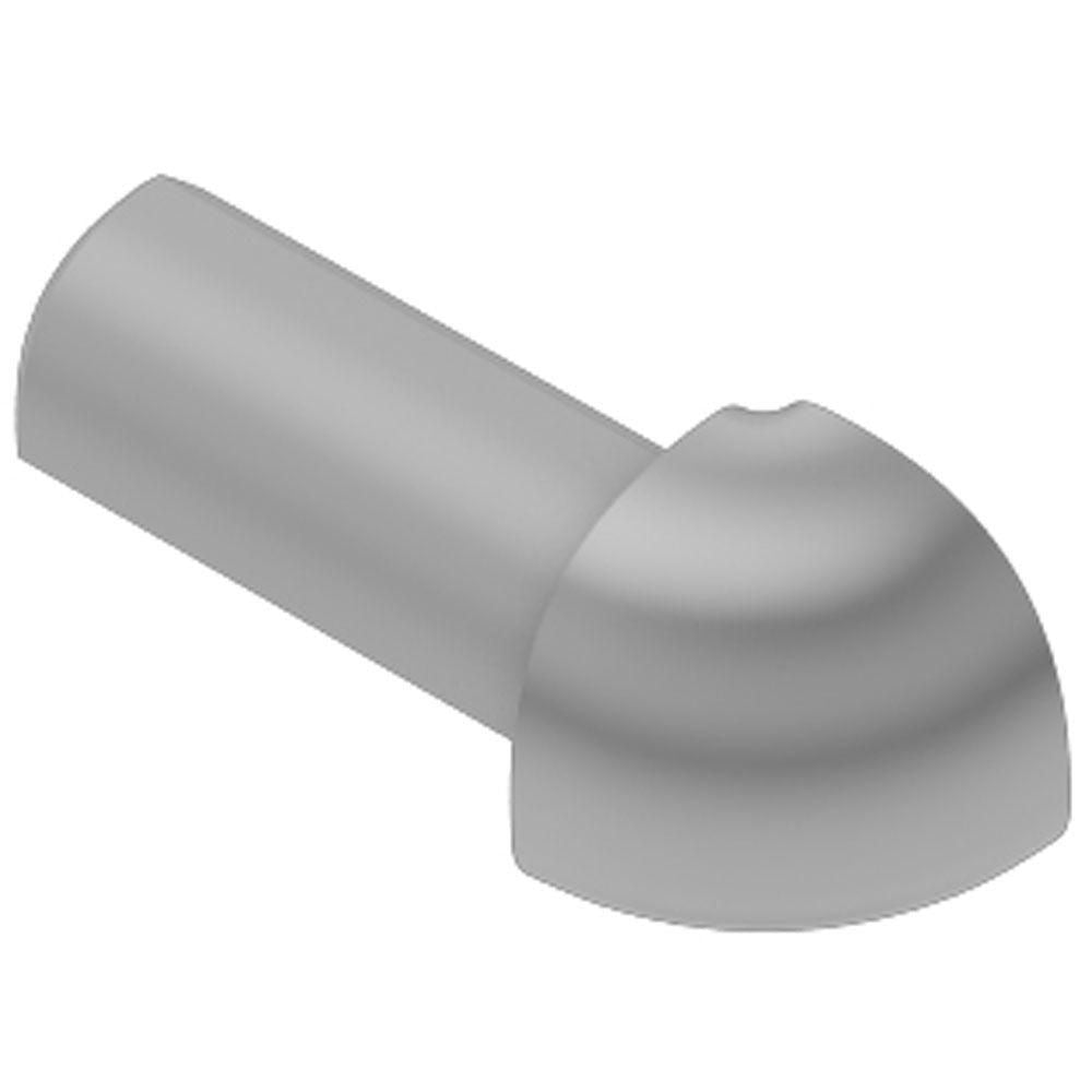 Schluter RONDEC Coin extérieur 90° - plastique PVC gris classique 1/4" (6 mm)