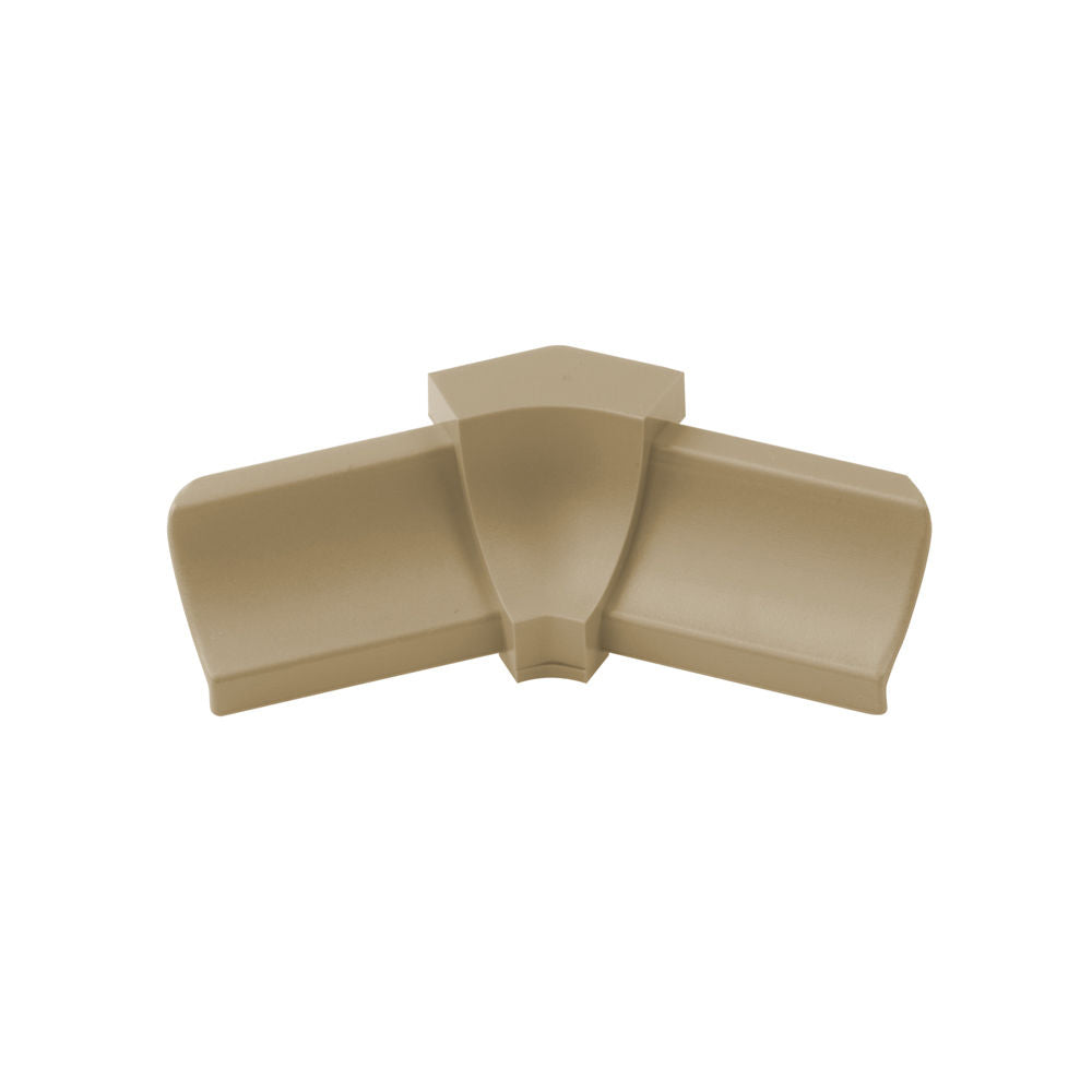 Schluter DILEX-PHK Inside Corner 135° avec un radius de 3/8" (10 mm) - plastique PVC beige clair