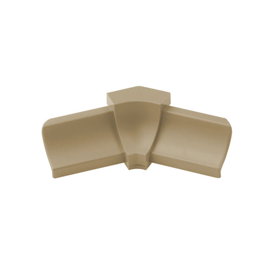 Schluter DILEX-PHK Inside Corner 135° avec un radius de 3/8" (10 mm) - plastique PVC beige clair