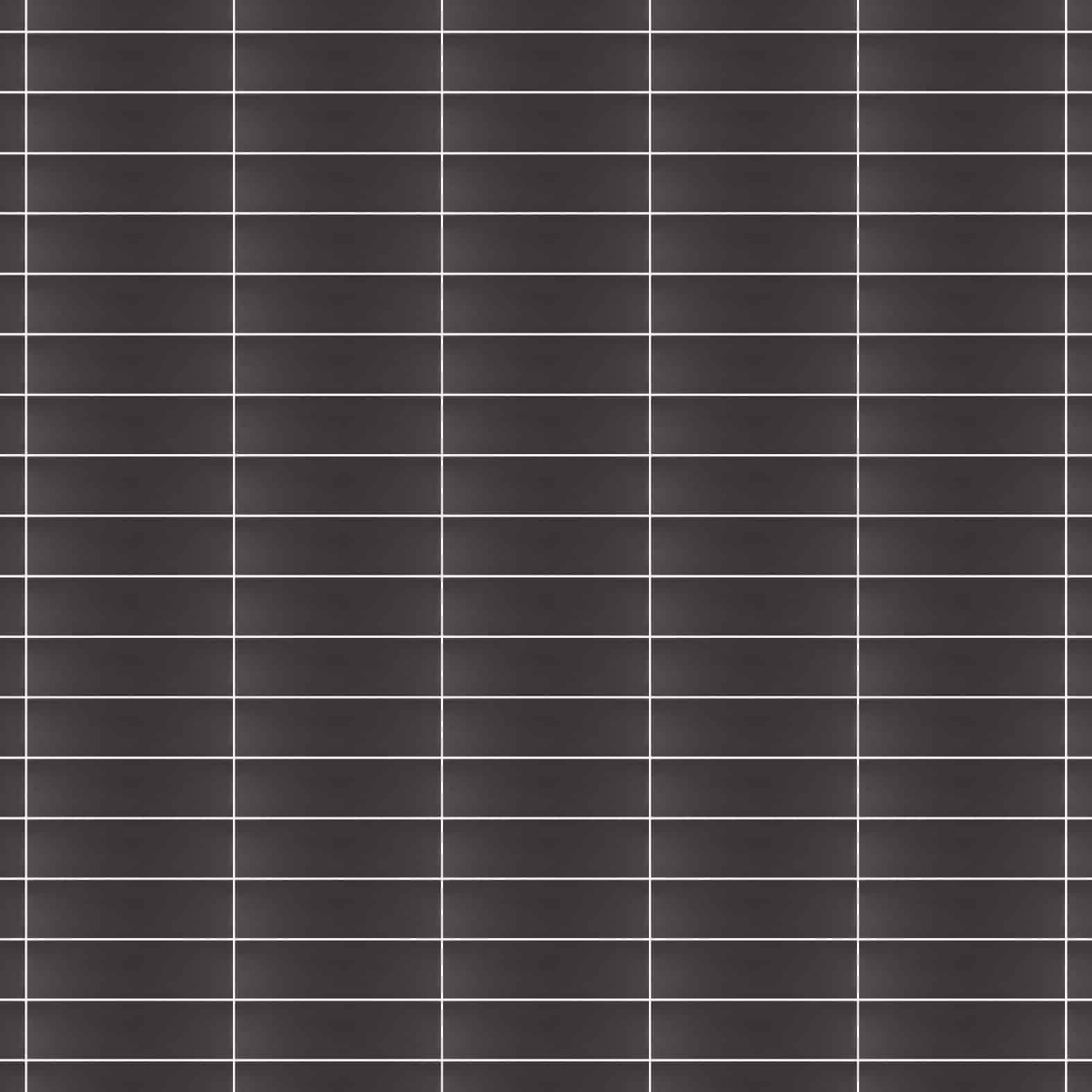 Carreaux de céramique Collection Vibe 2,5 x 8 po noir, format rectangulaire