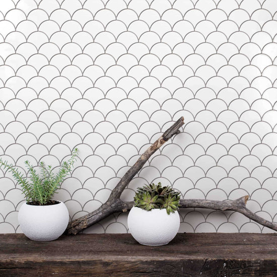 Carreaux de céramique | Collection Aquarius - 4 po x 4 po