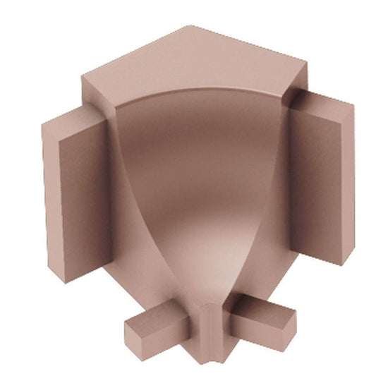 Schluter DILEX-AHK Coin intérieur 135° avec un radius de 3/8" (10 mm) - aluminium anodisé cuivre mat