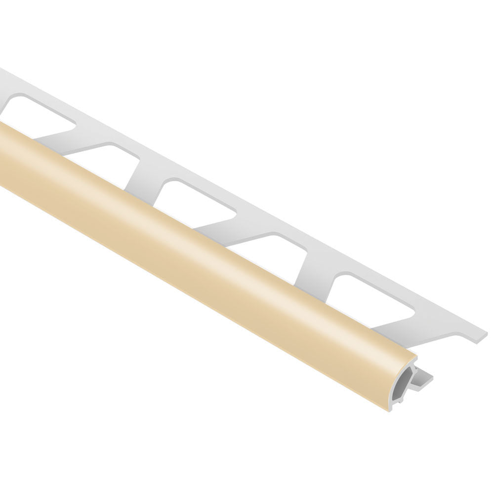 Schluter RONDEC Bullnose Trim - Plastique (PVC) Bahamas 1/4" (6 mm) x 8' 2-1/2"