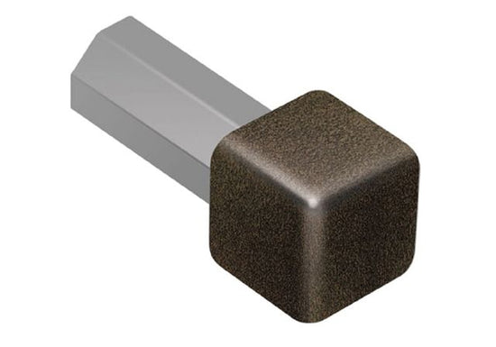 Schluter QUADEC Coin intérieur/extérieur 90° - aluminium bronze 3/8" (10 mm)