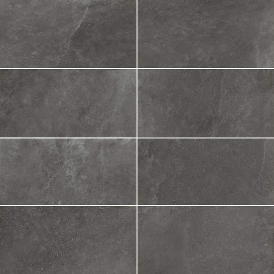 Carreaux de céramique Collection Alchemy 12 po x 24 po, ton foncé, fini mat