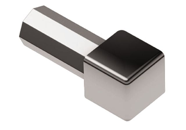 Schluter QUADEC Coin intérieur/extérieur 90° - acier inoxydable (V2) 3/8" (10 mm)