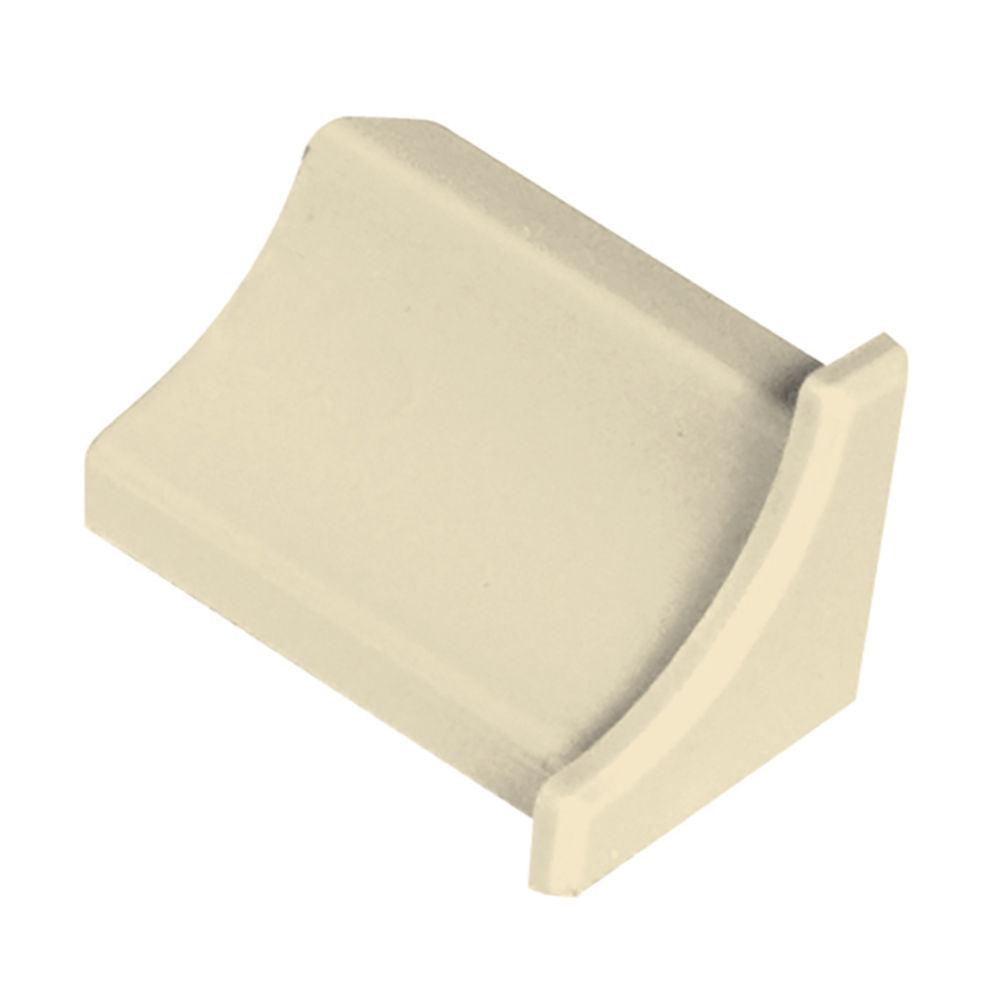Schluter DILEX-PHK End Cap avec un radius de 3/8" (10 mm) - plastique PVC sable
