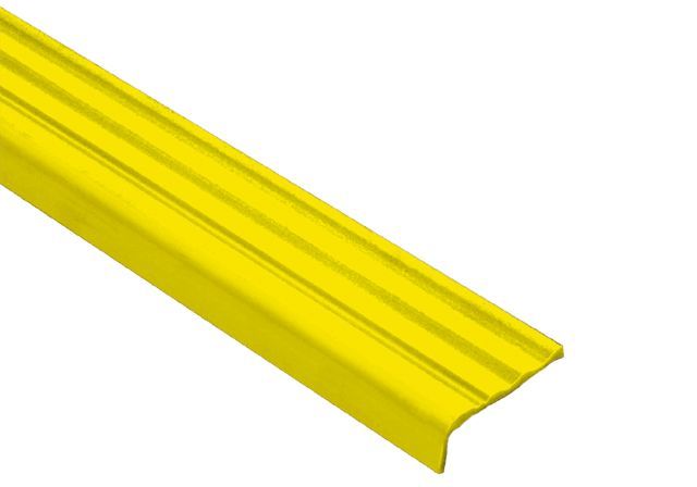Schluter TREP-SE Insert de remplacement plastique PVC jaune, 1-1/32 po (26 mm) x 8 pi 2 1/2 po