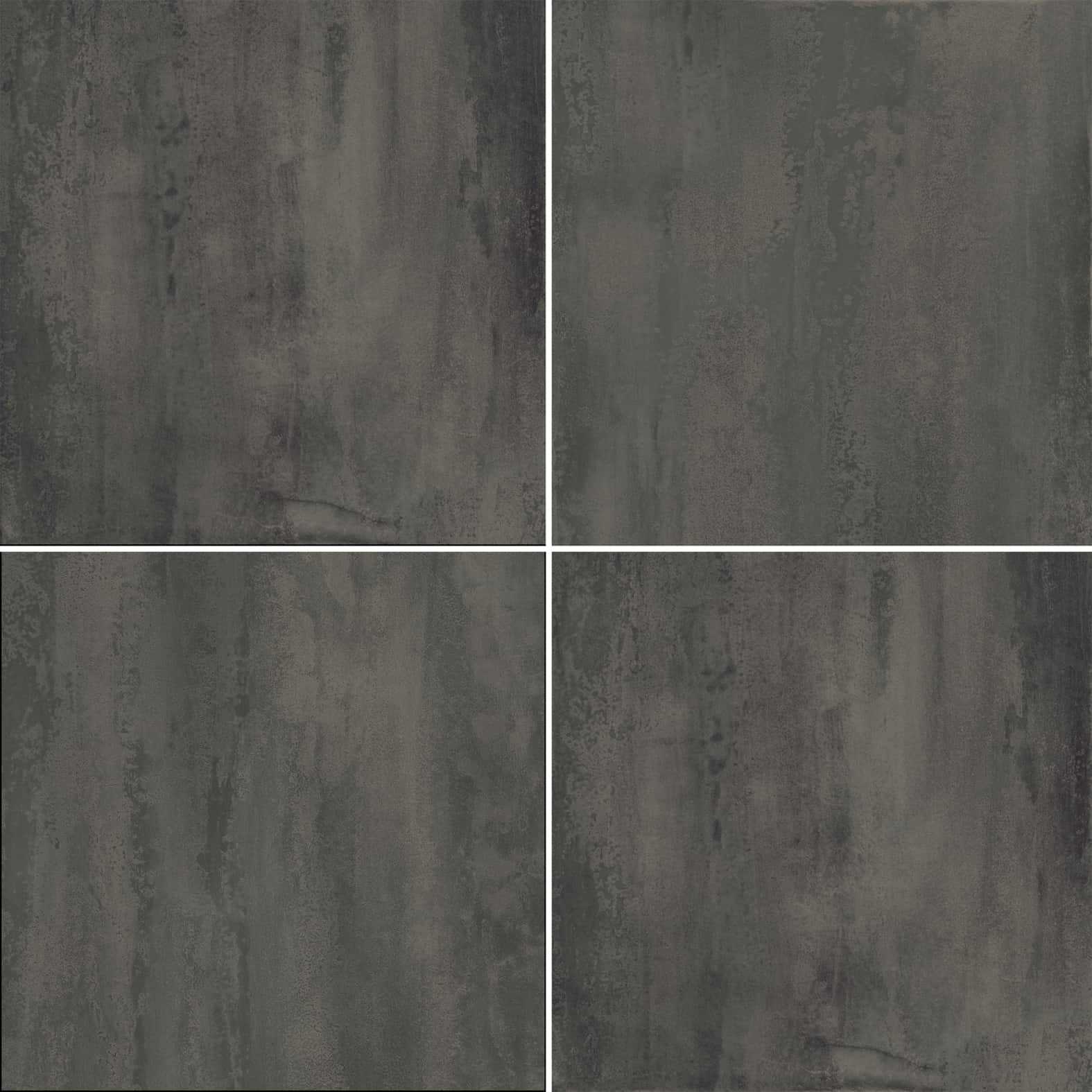 Carreaux de céramique Collection Lux 24 po x 24 po anthracite — grand carreau carré, couleur gris anthracite profond