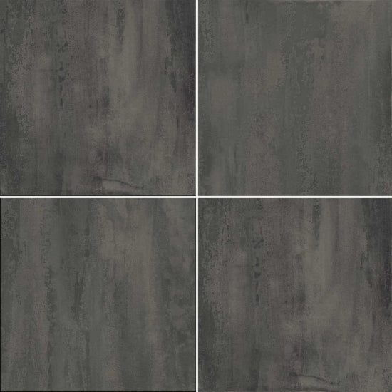 Carreaux de céramique Collection Lux 24 po x 24 po anthracite — grand carreau carré, couleur gris anthracite profond