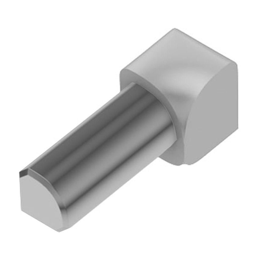 Schluter RONDEC Coin intérieur 90° - aluminium gris clair 1/2" (12.5 mm)
