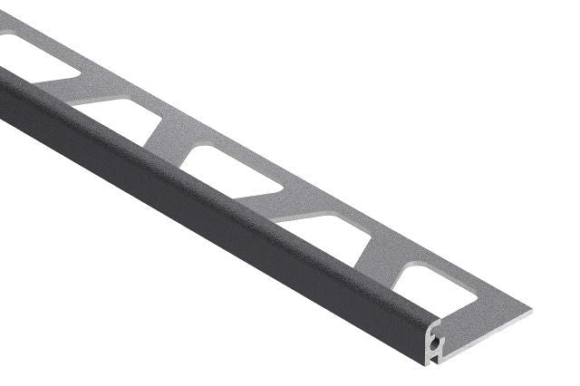 Schluter JOLLY Moulure de bordure de mur Aluminium Anthracite clair 3/8" (10 mm) x 8' 2-1/2"