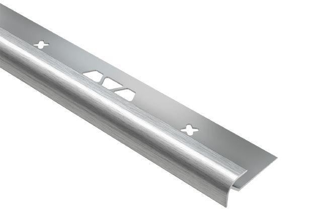 Schluter VINPRO-RO Profilé rond aluminium anodisé chrome brossé 17/64" (6.5 mm) x 8' 2-1/2"