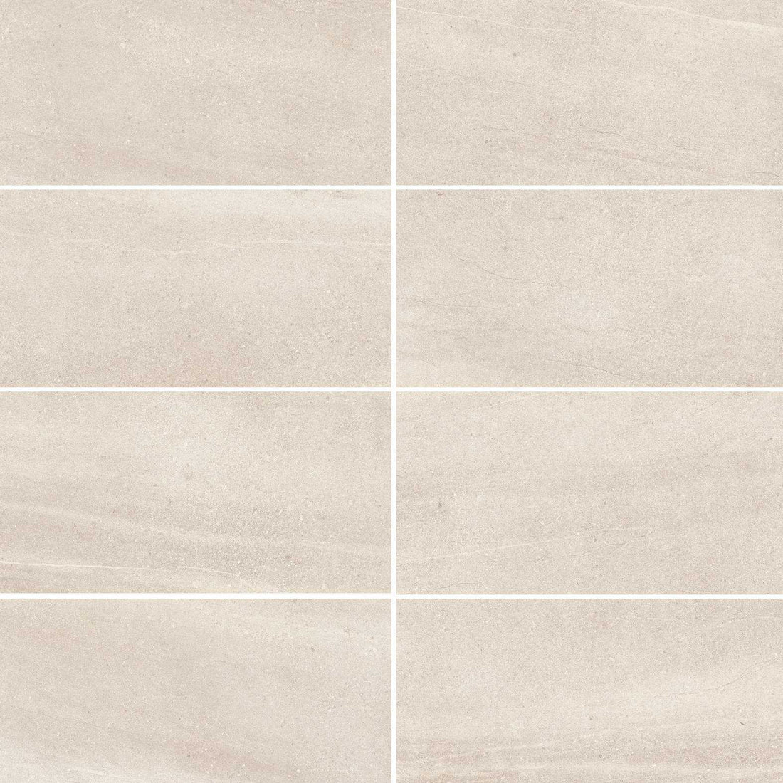 Carreaux de céramique Collection Caliza 12 po x 24 po Sabbia beige, fini mat, format rectangulaire