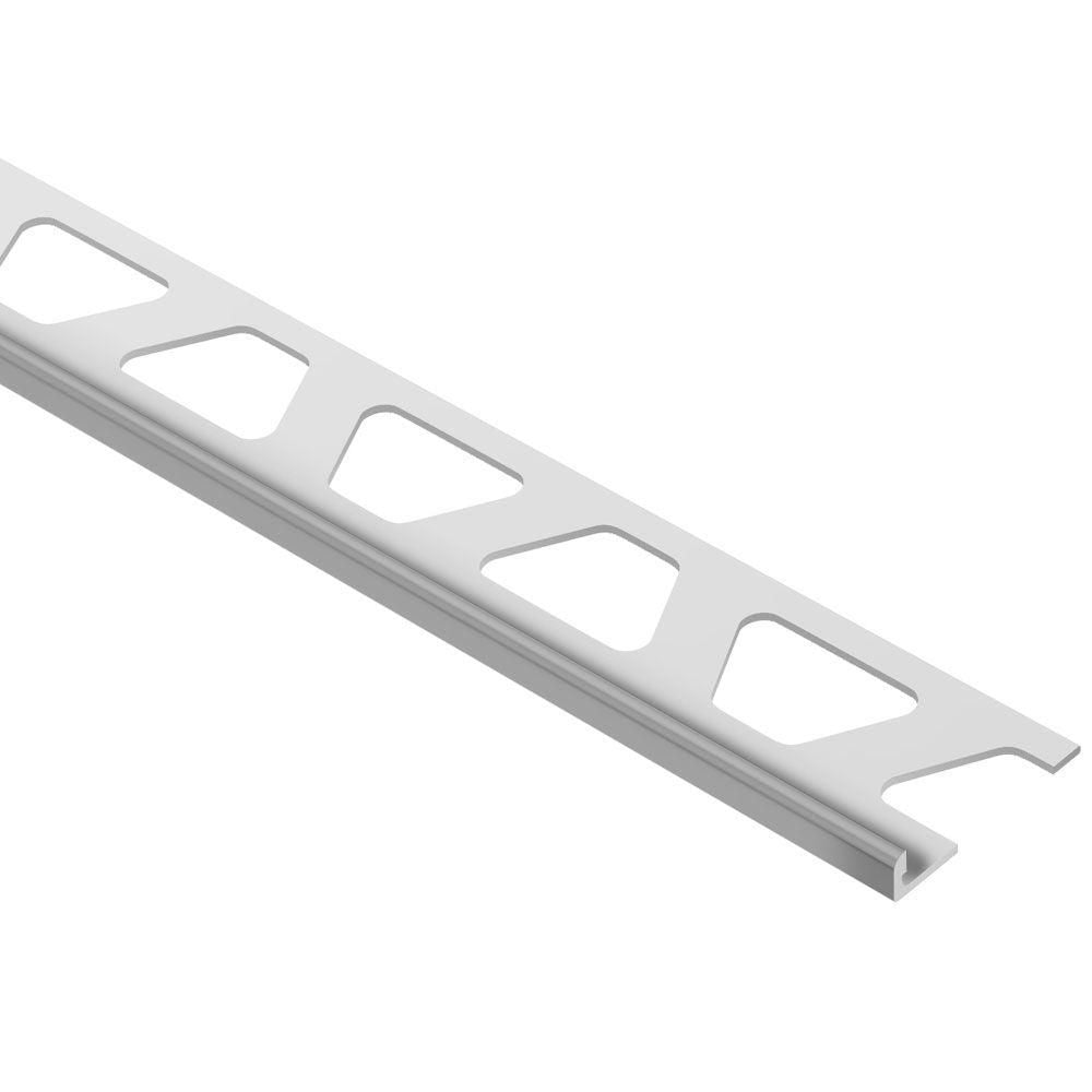 Schluter JOLLY-P Profilé de bordure de mur - Plastique PVC gris 3/16" (4.5 mm) x 8' 2-1/2"