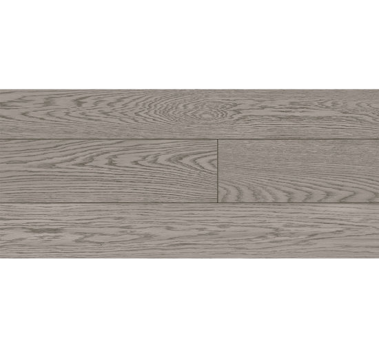 Preverco Bois d'ingénierie Flex19 Chêne blanc, finition Inox mat, lame 5-1/8 po x 3/4 po