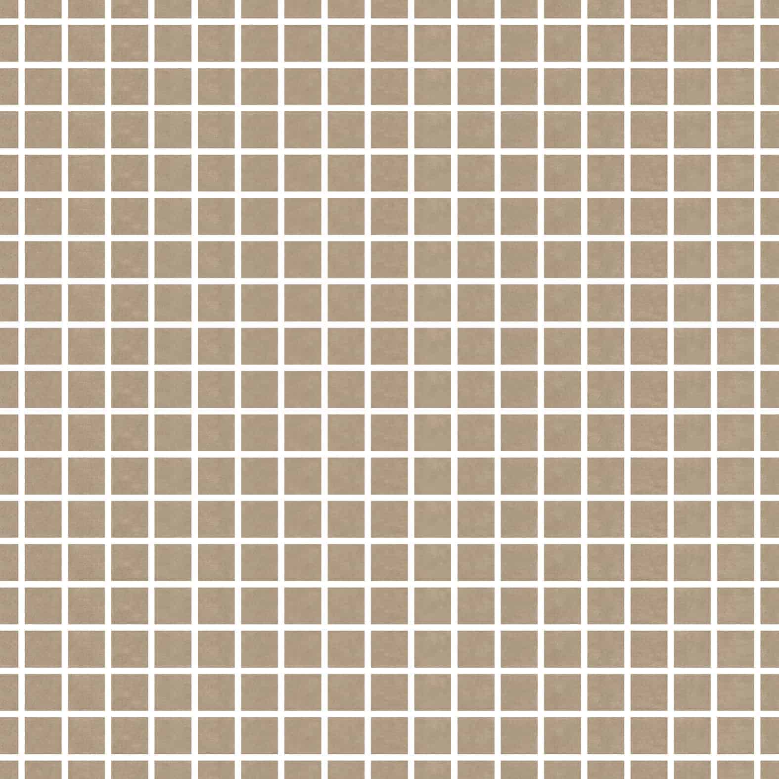 Carreaux de céramique Collection Newcon 2 po x 2 po, taupe mat, petits carreaux pour mosaïque