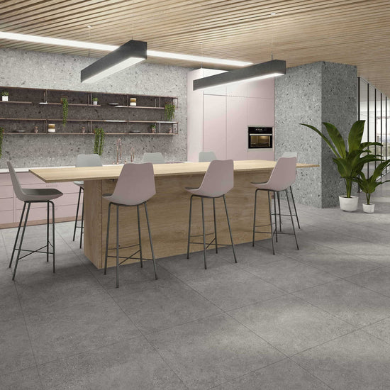 Carreaux de céramique | Collection Kalksten - 24 po x 24 po