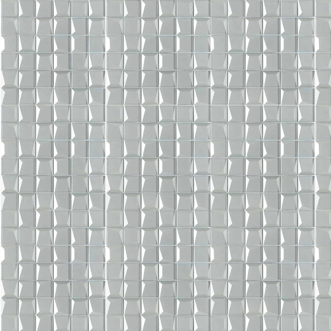 Carreaux de céramique Collection Geotonik mosaïque 2 po x 2 po teinte Avalanche