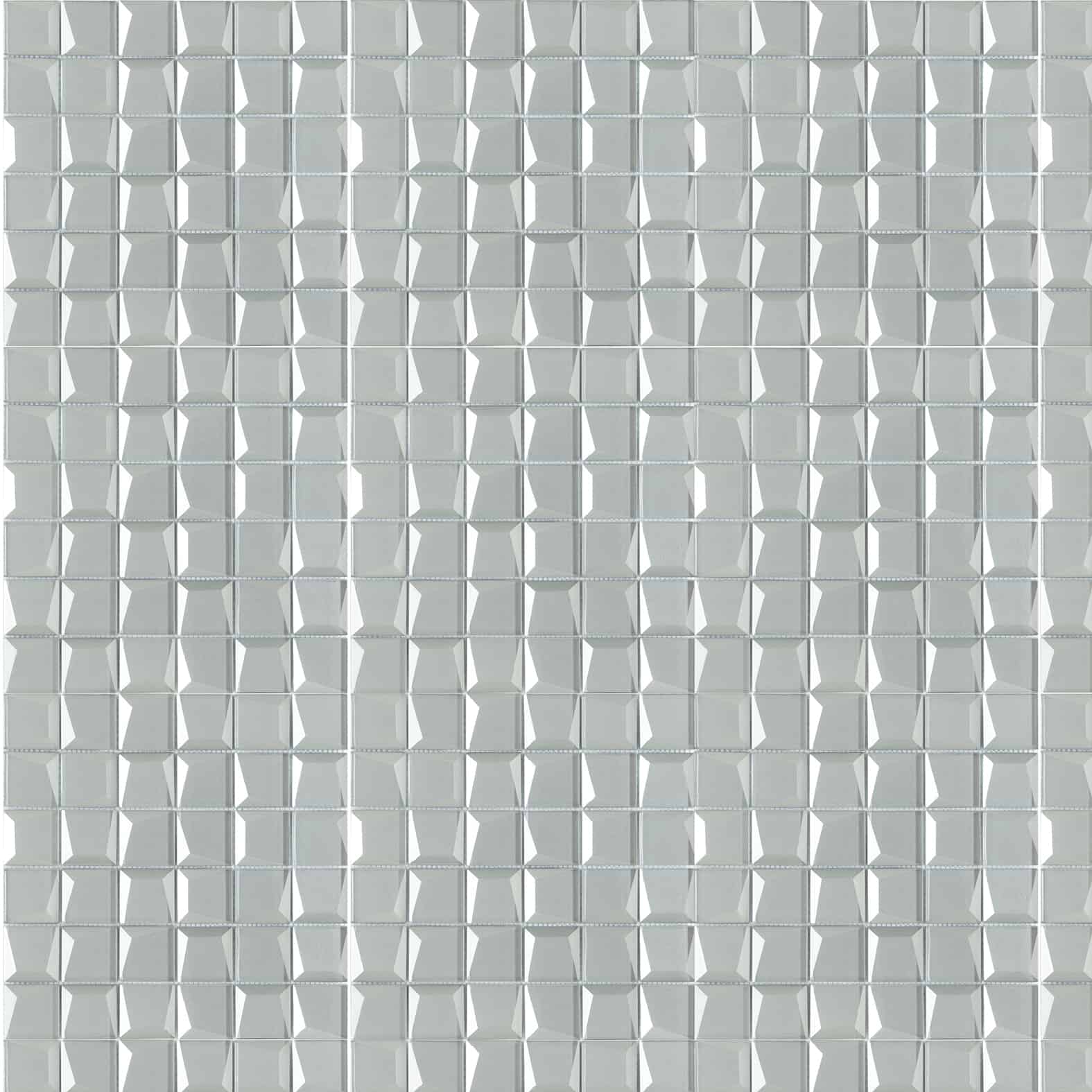 Carreaux de céramique Collection Geotonik mosaïque 2 po x 2 po teinte Avalanche