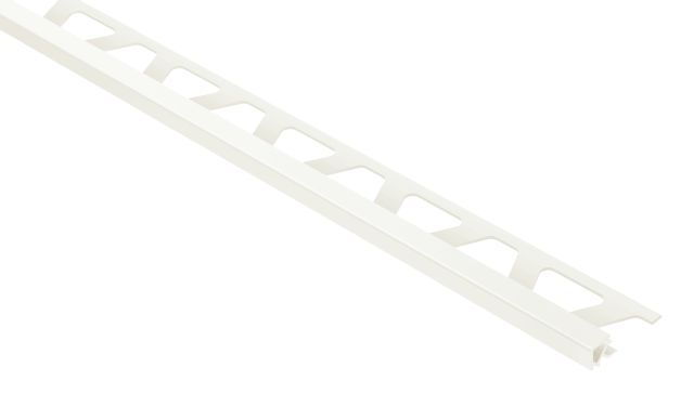 Schluter QUADEC Profilé de bordure carré - plastique PVC blanc 5/16" (8 mm) x 8' 2-1/2"
