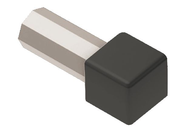 Schluter QUADEC Coin extérieur 90° - aluminium gris trafic 7/16" (11 mm)