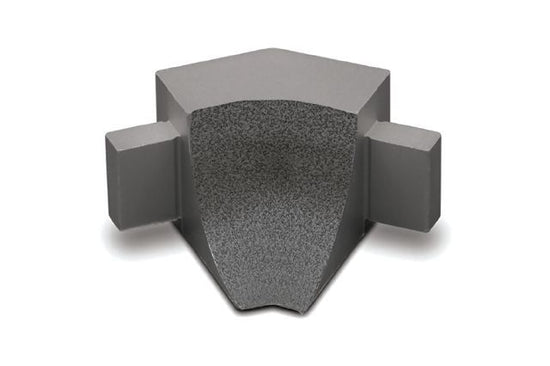 Schluter DILEX-AHKA Coin intérieur 135° avec un radius de 3/8" (10 mm) - aluminium gris pierre