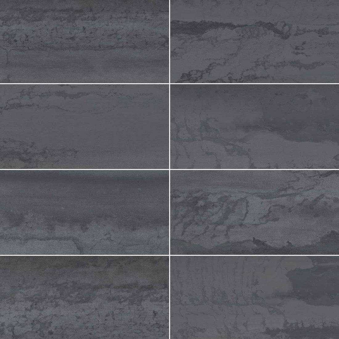 <img src="" alt="Carreaux de céramique Collection Metallica 12 po x 24 po Calamine finition mat">